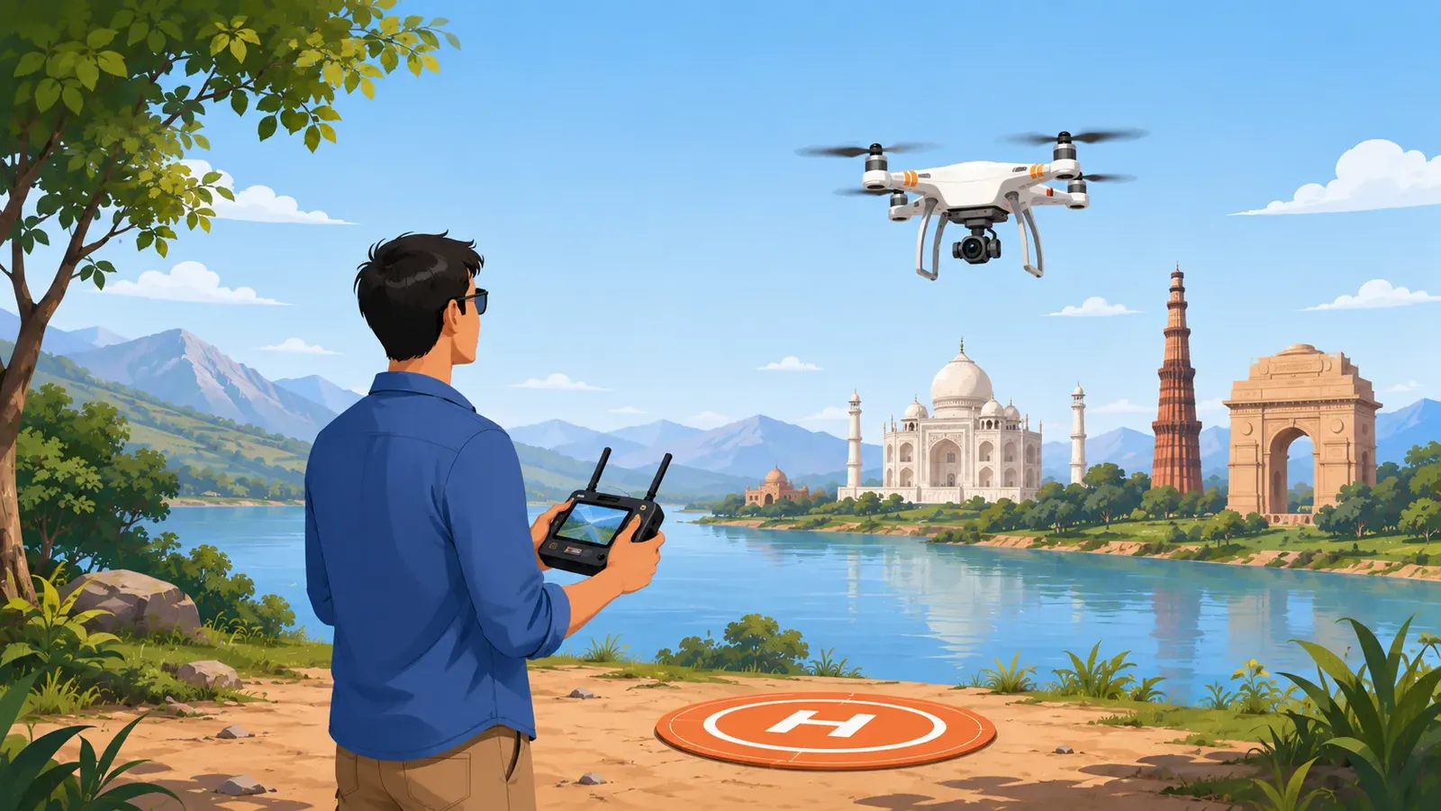 How to fly a drone in India: pre-flight to landing