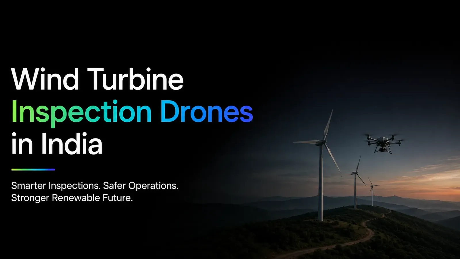 Wind turbine inspection drones in India